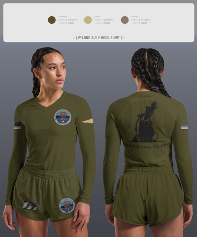 HMH-361 Flying Tigers 52896130 Women's Long Sleeve V-neck Shirt - 1