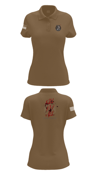 Womens Short Sleeve Performance Polo, Bounty hunters, , Teamtime, Team time, sublimation, custom sports apparel, team uniforms, spirit wear, spiritwear, sports uniforms, custom shirts, team store, custom team store, fundraiser sports, apparel fundraiser