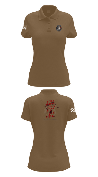 Bounty hunters 46936417 Women's Short Sleeve Performance Polo  - 15