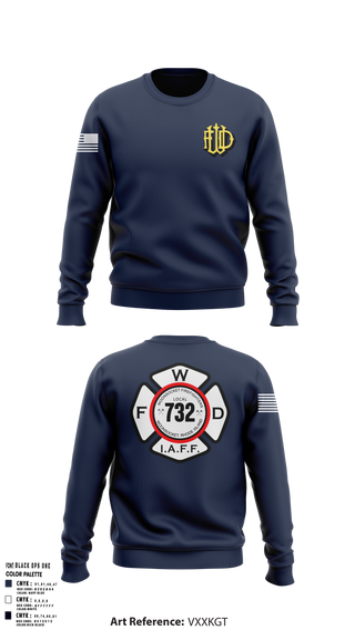 Crew Neck Sweatshirt, Woonsocket, Fire Department, Teamtime, Team time, sublimation, custom sports apparel, team uniforms, spirit wear, spiritwear, sports uniforms, custom shirts, team store, custom team store, fundraiser sports, apparel fundraiser