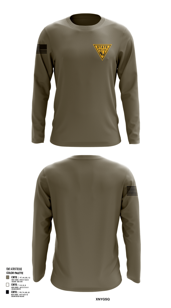 Long Sleeve Performance Shirt, New Jersey state police, , Teamtime, Team time, sublimation, custom sports apparel, team uniforms, spirit wear, spiritwear, sports uniforms, custom shirts, team store, custom team store, fundraiser sports, apparel fundraiser