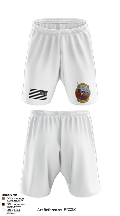 1-222nd AVN RGT 56947189 Athletic Shorts With Pockets - 2