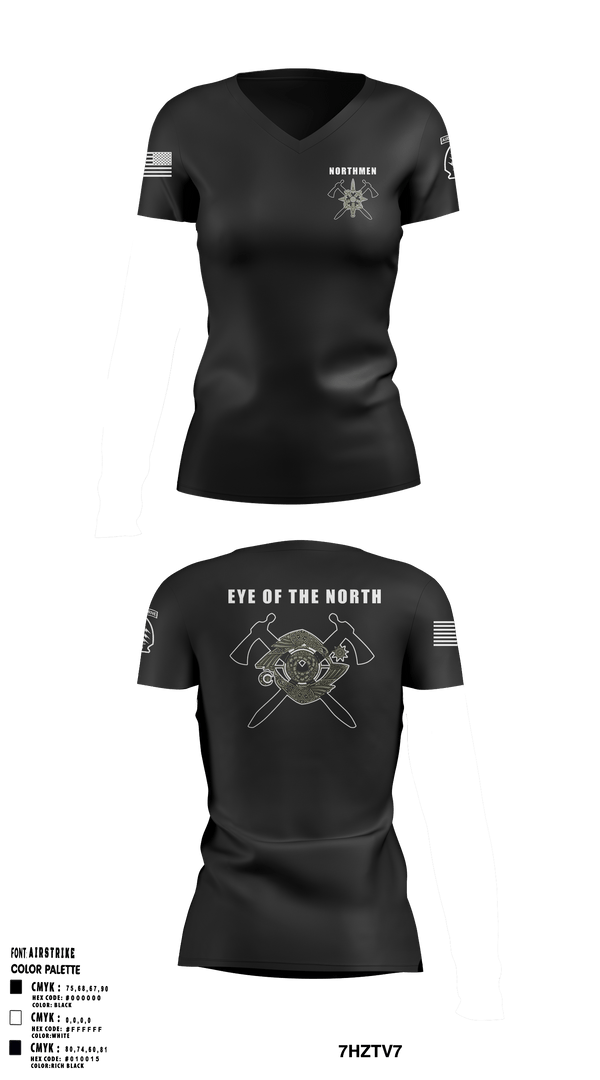 Womens Short Sleeve Vneck Shirt, 92nd CA BN S2 65710083, Army, Teamtime, Team time, sublimation, custom sports apparel, team uniforms, spirit wear, spiritwear, sports uniforms, custom shirts, team store, custom team store, fundraiser sports, apparel fundraiser