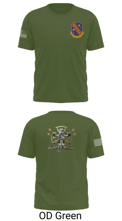 1-148th HHB Medics 16650436 Short Sleeve Performance Shirt - 53