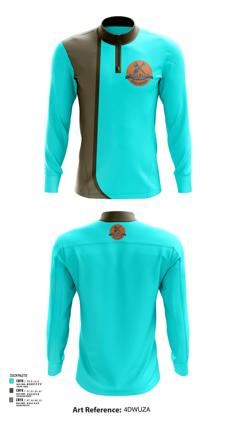 Quarter Zip Jacket, Hillbilly Lawn Works And Repair, , Teamtime, Team time, sublimation, custom sports apparel, team uniforms, spirit wear, spiritwear, sports uniforms, custom shirts, team store, custom team store, fundraiser sports, apparel fundraiser