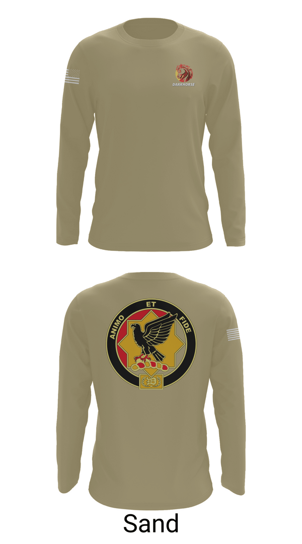 Long Sleeve Performance Shirt, D FST 8-1 CAV, Army, Teamtime, Team time, sublimation, custom sports apparel, team uniforms, spirit wear, spiritwear, sports uniforms, custom shirts, team store, custom team store, fundraiser sports, apparel fundraiser