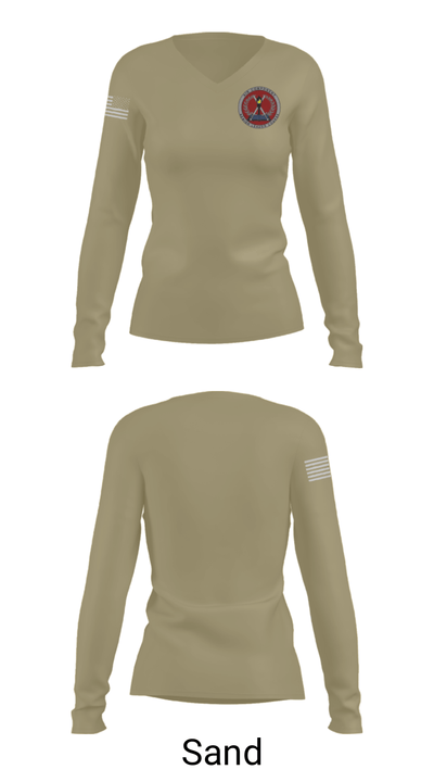 705 TRS 82513115 Women's Long Sleeve V-neck Shirt - 97