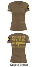 33rd Infantry 79937532 Women's Short Sleeve V-neck Shirt - 8