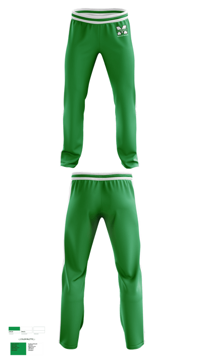 Monahans High School Volleyball 83796178 Sweatpants - 1