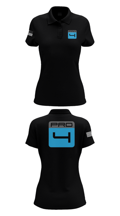 Pro 4 38264354 Women's Short Sleeve Performance Polo  - 16