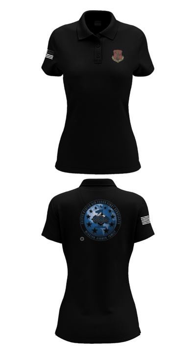 186 Air Refueling Wing 26529020 Women's Short Sleeve Performance Polo  - 35