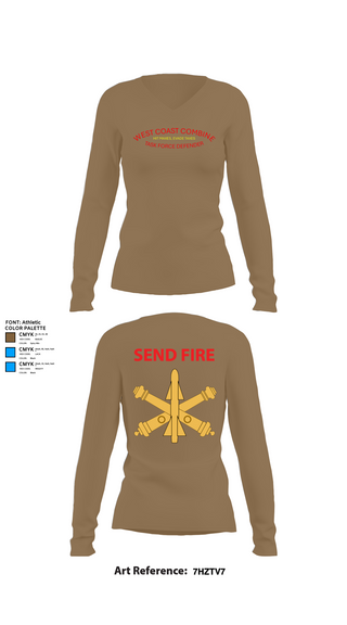 Womens Long Sleeve Vneck Shirt, Task Force Defender, , Teamtime, Team time, sublimation, custom sports apparel, team uniforms, spirit wear, spiritwear, sports uniforms, custom shirts, team store, custom team store, fundraiser sports, apparel fundraiser