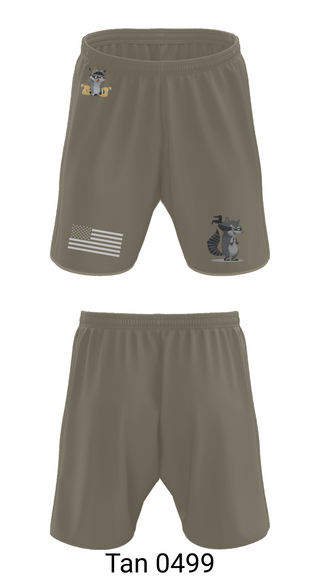 Athletic Shorts With Pockets, 2-2 B Co., Army, Teamtime, Team time, sublimation, custom sports apparel, team uniforms, spirit wear, spiritwear, sports uniforms, custom shirts, team store, custom team store, fundraiser sports, apparel fundraiser