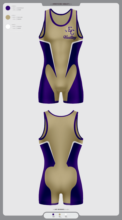 East Coweta High School Wrestling 50868332 Wrestling Singlet - 8