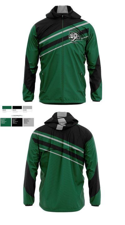 Emerald Ridge High School Golf 88703462 Windbreaker - 1