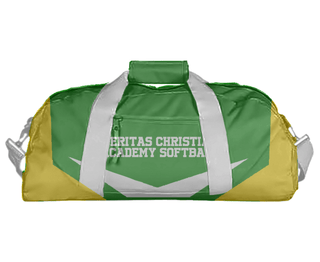 Duffle Bag, Veritas Christian Academy Softball, Softball, Teamtime, Team time, sublimation, custom sports apparel, team uniforms, spirit wear, spiritwear, sports uniforms, custom shirts, team store, custom team store, fundraiser sports, apparel fundraiser