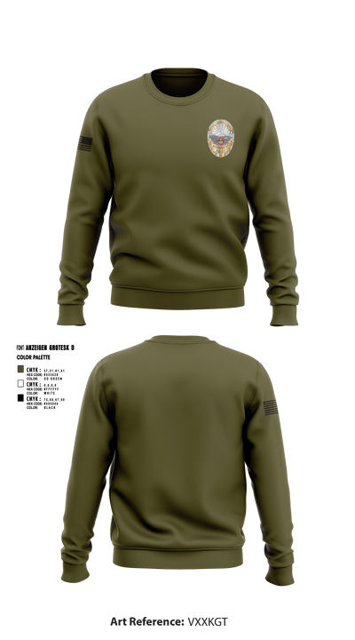 Monument Police Department 10917118 Crew Neck Sweatshirt - 5