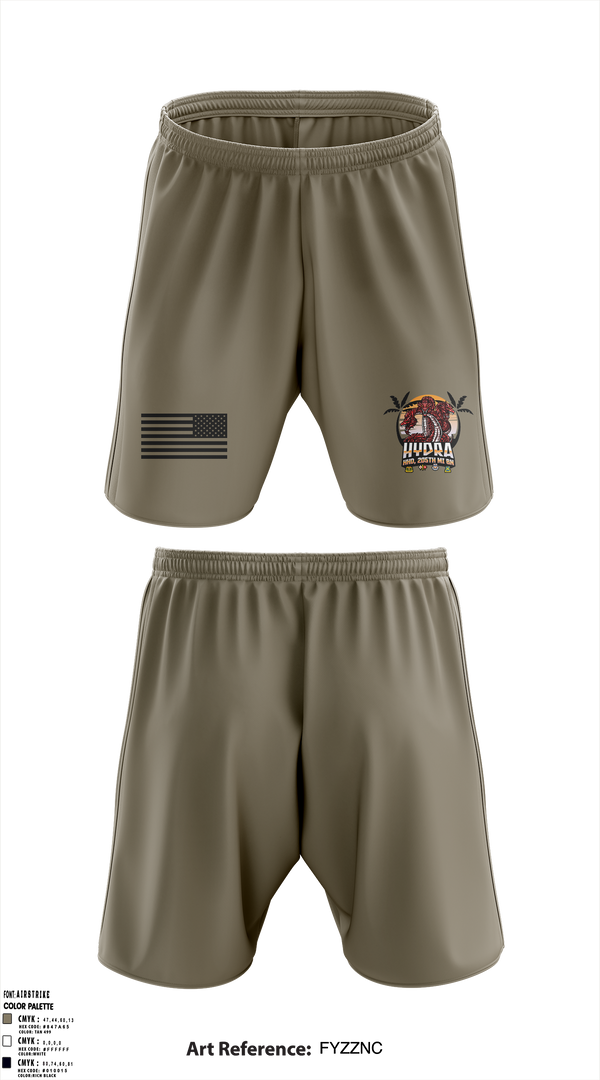 Athletic Shorts With Pockets, HHD 205th MI BN, Army, Teamtime, Team time, sublimation, custom sports apparel, team uniforms, spirit wear, spiritwear, sports uniforms, custom shirts, team store, custom team store, fundraiser sports, apparel fundraiser