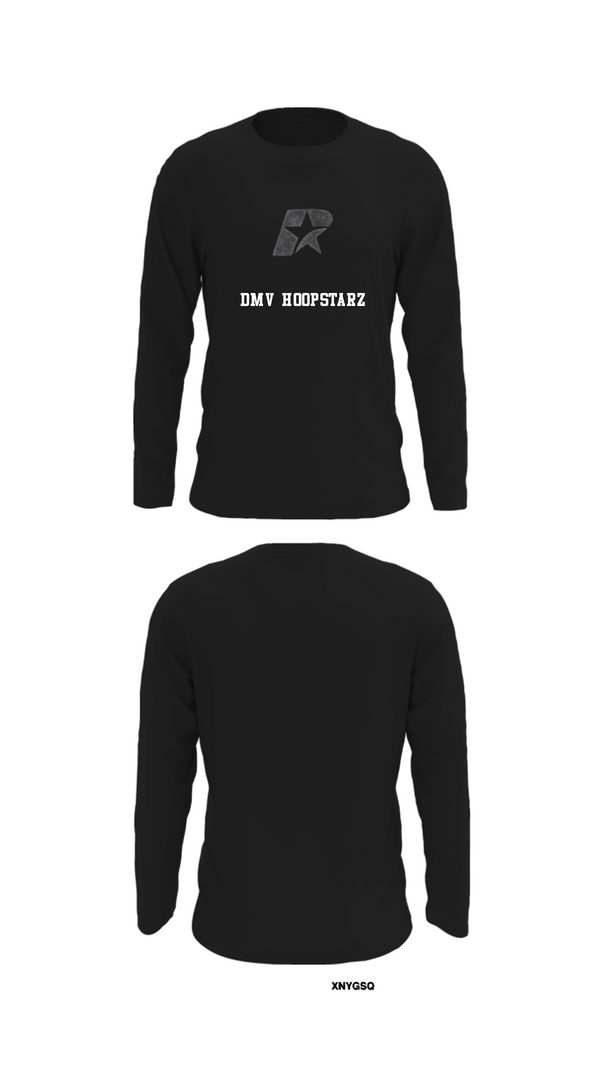 Long Sleeve Performance Shirt, DMV HOOPSTARZ, Men's Basketball, Teamtime, Team time, sublimation, custom sports apparel, team uniforms, spirit wear, spiritwear, sports uniforms, custom shirts, team store, custom team store, fundraiser sports, apparel fundraiser