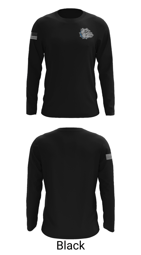 Long Sleeve Performance Shirt, Woodburn Bulldogs, Tennis, Teamtime, Team time, sublimation, custom sports apparel, team uniforms, spirit wear, spiritwear, sports uniforms, custom shirts, team store, custom team store, fundraiser sports, apparel fundraiser