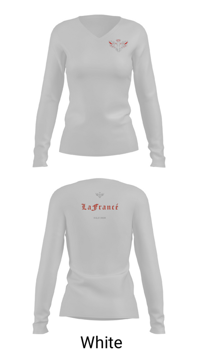 1 of 1 elite 47054237 Women's Long Sleeve V-neck Shirt - 16