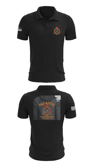 Short Sleeve Performance Polo, FMS Moore, Army, Teamtime, Team time, sublimation, custom sports apparel, team uniforms, spirit wear, spiritwear, sports uniforms, custom shirts, team store, custom team store, fundraiser sports, apparel fundraiser