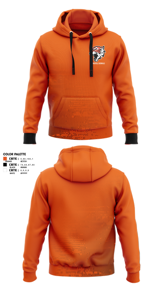 Hoodie, Orangeville Bengals, Baseball, Teamtime, Team time, sublimation, custom sports apparel, team uniforms, spirit wear, spiritwear, sports uniforms, custom shirts, team store, custom team store, fundraiser sports, apparel fundraiser