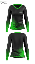 Cleveland Youth Running Club 35582645 Women's Long Sleeve V-neck Shirt - 3