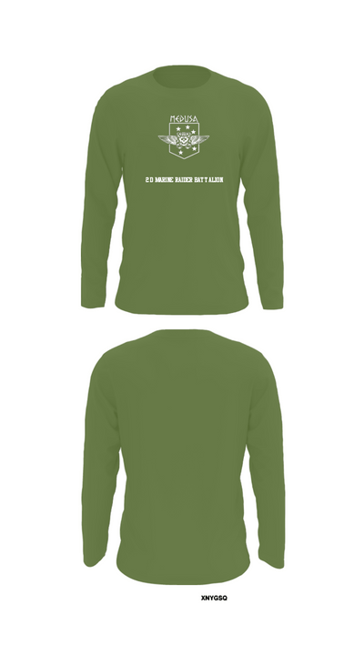 2D Marine Raider Battalion 793595 Long Sleeve Performance Shirt - 52