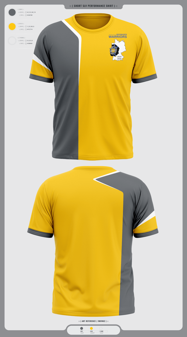 Short Sleeve Performance Shirt, Wiesbaden warriors, Wrestling, Teamtime, Team time, sublimation, custom sports apparel, team uniforms, spirit wear, spiritwear, sports uniforms, custom shirts, team store, custom team store, fundraiser sports, apparel fundraiser