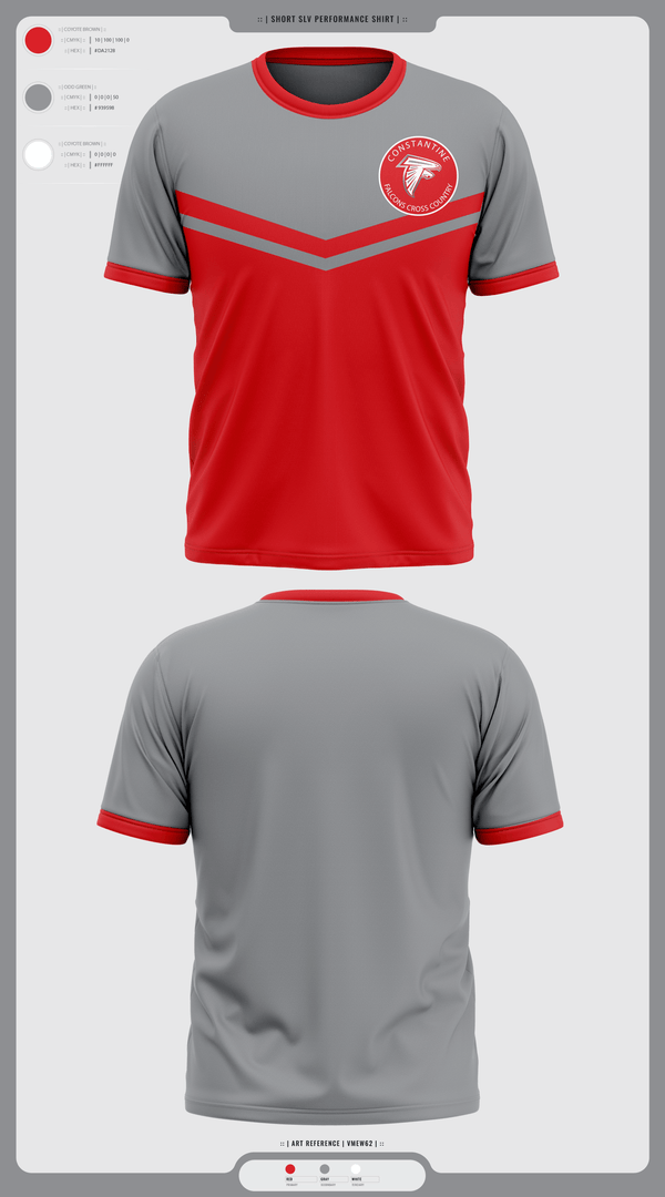 Short Sleeve Performance Shirt, Constantine High School Cross Country, Cross Country, Teamtime, Team time, sublimation, custom sports apparel, team uniforms, spirit wear, spiritwear, sports uniforms, custom shirts, team store, custom team store, fundraiser sports, apparel fundraiser
