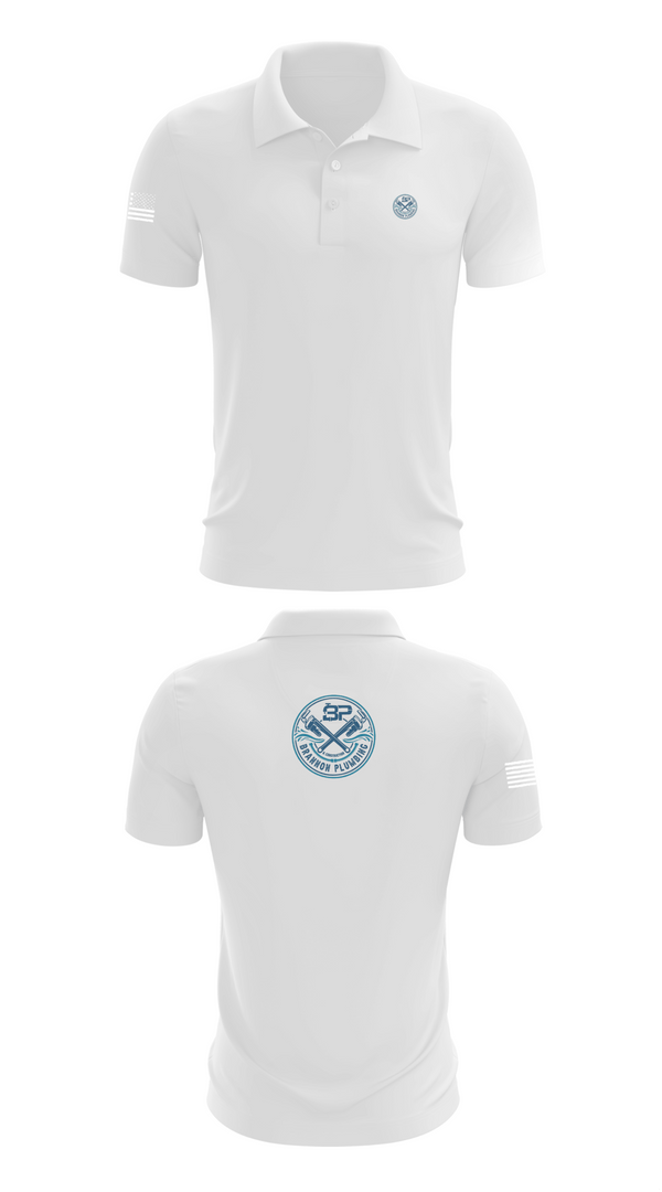 Short Sleeve Performance Polo, Brannon Plumbing & Construction, , Teamtime, Team time, sublimation, custom sports apparel, team uniforms, spirit wear, spiritwear, sports uniforms, custom shirts, team store, custom team store, fundraiser sports, apparel fundraiser