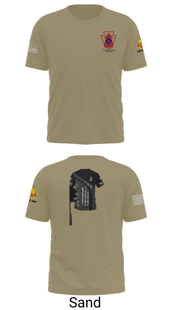 Short Sleeve Performance Shirt, 121 transportation, National Guard, Teamtime, Team time, sublimation, custom sports apparel, team uniforms, spirit wear, spiritwear, sports uniforms, custom shirts, team store, custom team store, fundraiser sports, apparel fundraiser