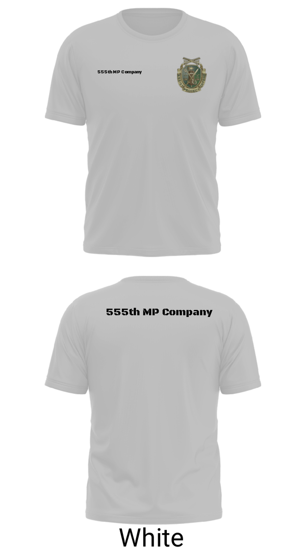 Old School Cotton Feel Shirt, 555th MP Company, Army, Teamtime, Team time, sublimation, custom sports apparel, team uniforms, spirit wear, spiritwear, sports uniforms, custom shirts, team store, custom team store, fundraiser sports, apparel fundraiser