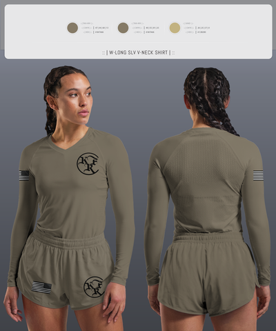 Knight Fire 43199468 Women's Long Sleeve V-neck Shirt - 1