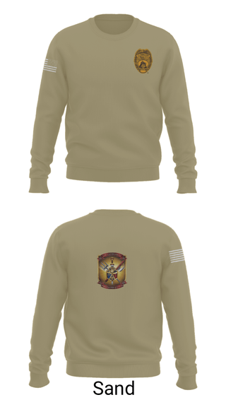 Crew Neck Sweatshirt, 4th Law Enforcement Battalion Bravo Company, Marines, Teamtime, Team time, sublimation, custom sports apparel, team uniforms, spirit wear, spiritwear, sports uniforms, custom shirts, team store, custom team store, fundraiser sports, apparel fundraiser