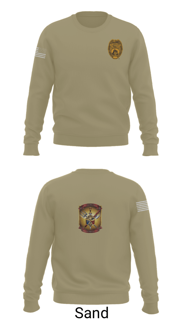 Crew Neck Sweatshirt, 4th Law Enforcement Battalion Bravo Company, Marines, Teamtime, Team time, sublimation, custom sports apparel, team uniforms, spirit wear, spiritwear, sports uniforms, custom shirts, team store, custom team store, fundraiser sports, apparel fundraiser