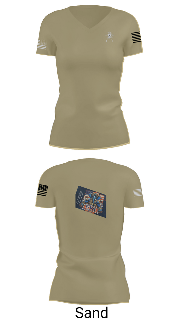 Womens Short Sleeve Vneck Shirt, TITAN BN, Army, Teamtime, Team time, sublimation, custom sports apparel, team uniforms, spirit wear, spiritwear, sports uniforms, custom shirts, team store, custom team store, fundraiser sports, apparel fundraiser