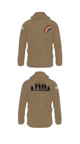 Windbreaker, 42ND Infantry Division, Army, Teamtime, Team time, sublimation, custom sports apparel, team uniforms, spirit wear, spiritwear, sports uniforms, custom shirts, team store, custom team store, fundraiser sports, apparel fundraiser