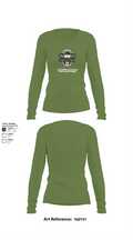 Echo company 2nd battalion 258th infantry regiment 87636352 Women's Long Sleeve V-neck Shirt - 42