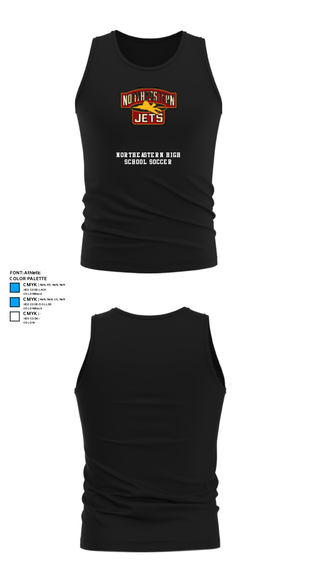 Tank Top, Northeastern High School Soccer, Women's Soccer, Teamtime, Team time, sublimation, custom sports apparel, team uniforms, spirit wear, spiritwear, sports uniforms, custom shirts, team store, custom team store, fundraiser sports, apparel fundraiser