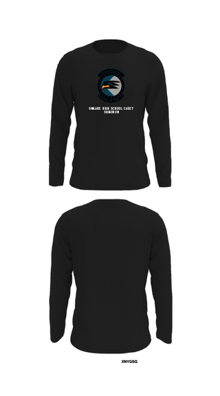 Long Sleeve Performance Shirt, Sunlake High School Cadet Squadron, Air Force, Teamtime, Team time, sublimation, custom sports apparel, team uniforms, spirit wear, spiritwear, sports uniforms, custom shirts, team store, custom team store, fundraiser sports, apparel fundraiser