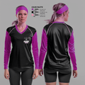 Rage 24339066 Women's Long Sleeve V-neck Shirt - 2