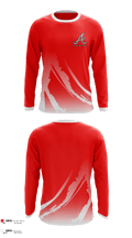 Axtell High School 87090286 Long Sleeve Performance Shirt - 1
