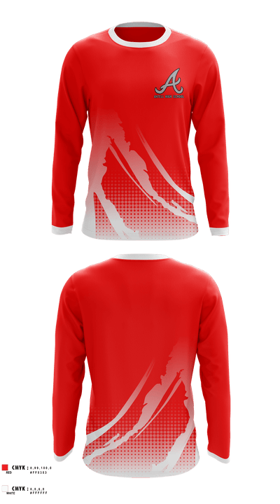 Axtell High School 87090286 Long Sleeve Performance Shirt - 1