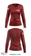 USS GREEN BAY LPD 20 4100581 Women's Long Sleeve V-neck Shirt - 104