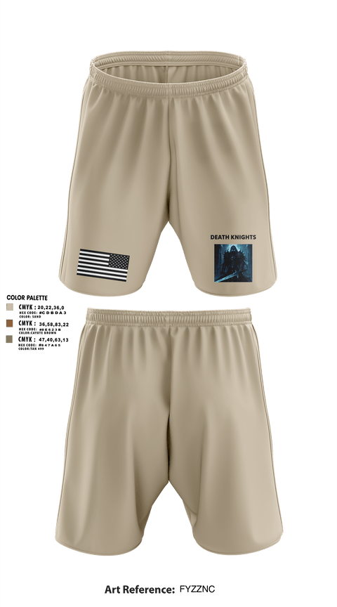 Athletic Shorts With Pockets, Death Knights, Army, Teamtime, Team time, sublimation, custom sports apparel, team uniforms, spirit wear, spiritwear, sports uniforms, custom shirts, team store, custom team store, fundraiser sports, apparel fundraiser