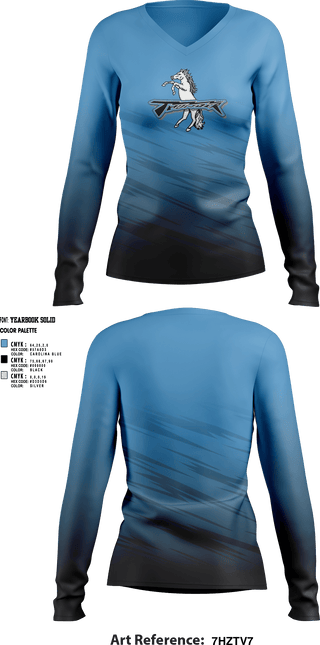 Womens Long Sleeve Vneck Shirt, Lake Region High School Cross Country, Cross Country, Teamtime, Team time, sublimation, custom sports apparel, team uniforms, spirit wear, spiritwear, sports uniforms, custom shirts, team store, custom team store, fundraiser sports, apparel fundraiser