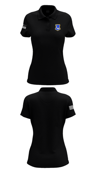 Womens Short Sleeve Performance Polo, C-Co. 1-181st, National Guard, Teamtime, Team time, sublimation, custom sports apparel, team uniforms, spirit wear, spiritwear, sports uniforms, custom shirts, team store, custom team store, fundraiser sports, apparel fundraiser
