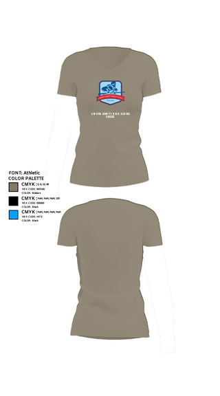 Womens Short Sleeve Vneck Shirt, Gibson County High School Soccer, Women's Soccer, Teamtime, Team time, sublimation, custom sports apparel, team uniforms, spirit wear, spiritwear, sports uniforms, custom shirts, team store, custom team store, fundraiser sports, apparel fundraiser